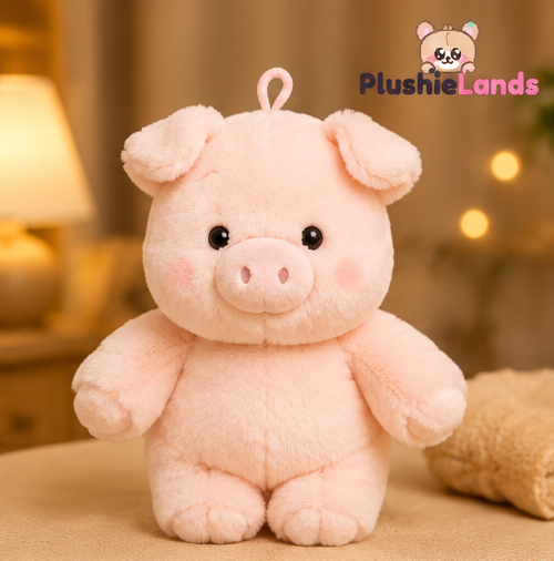 Tiny Plushie Lands – Mini Keychain Plushies 🐷🐮🐼