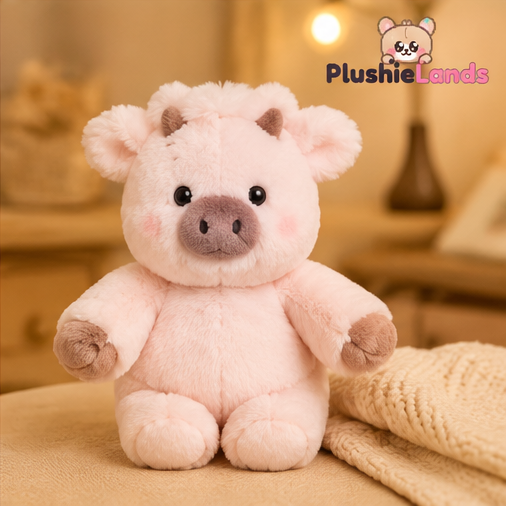Tiny Plushie Lands – Mini Keychain Plushies 🐷🐮🐼