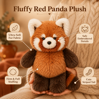 Running Red Panda Plushie – Shake It & Watch It Run! 🦊