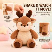 Running Deer Plushie – Shake It & Watch It Run! 🦌