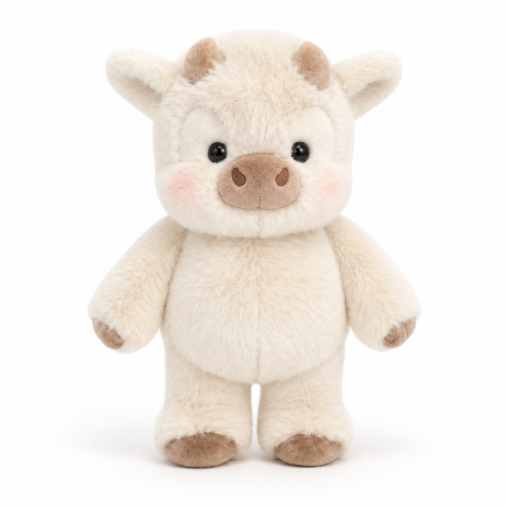 Running Highland Cow Plushie – Shake It & Watch It Run!