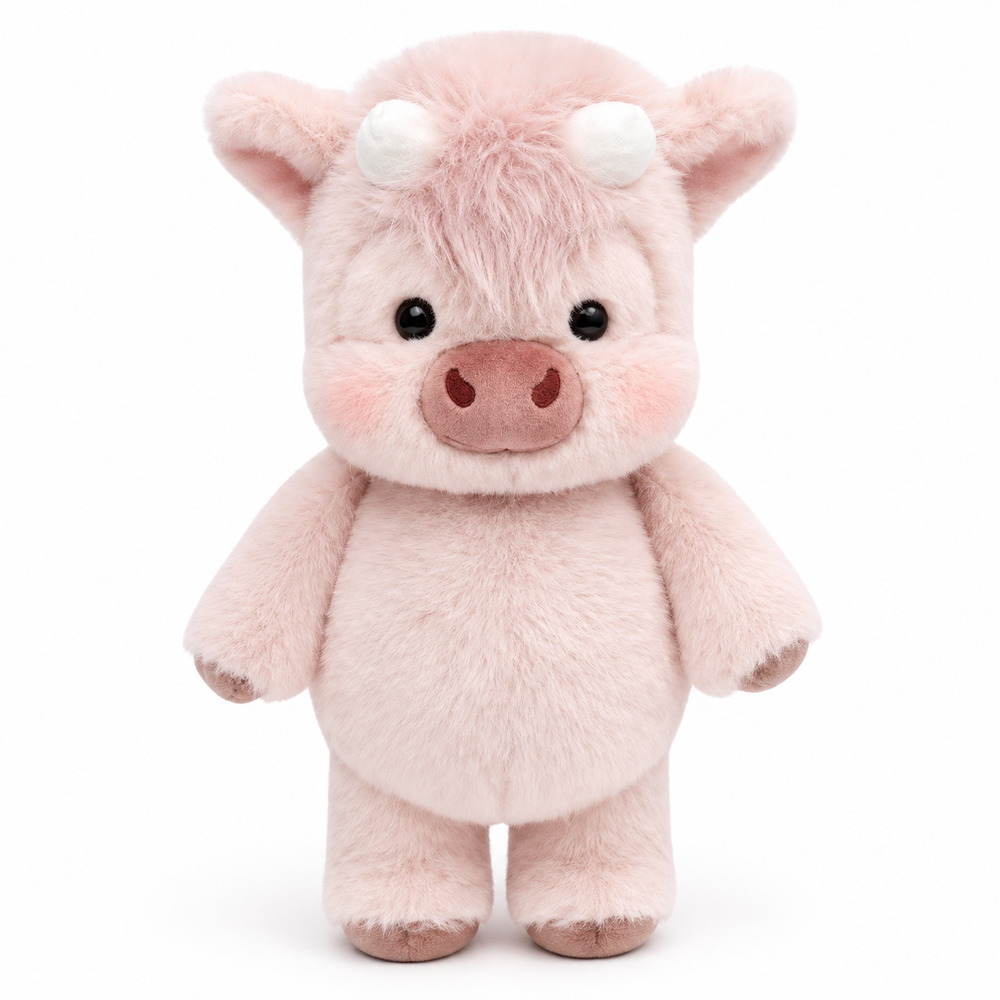 Running Highland Cow Plushie – Shake It & Watch It Run!